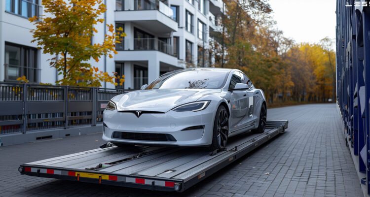 broken down tesla
